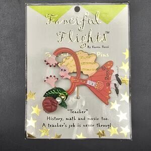 Karen Rossi Fanciful Flights Pin Teacher Appreciation Gift